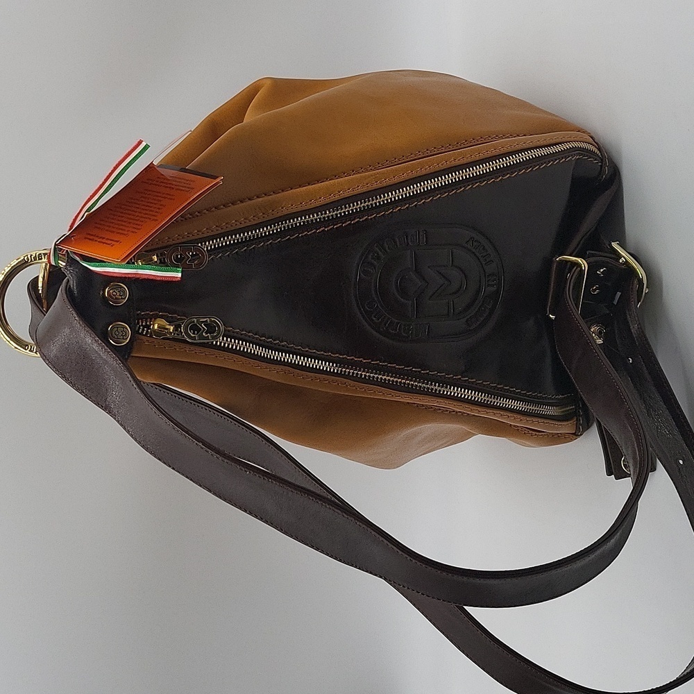 646- Marino Orlandi Women's Bag Genuine Leather Made In Italy NWT - Picture 10 of 16